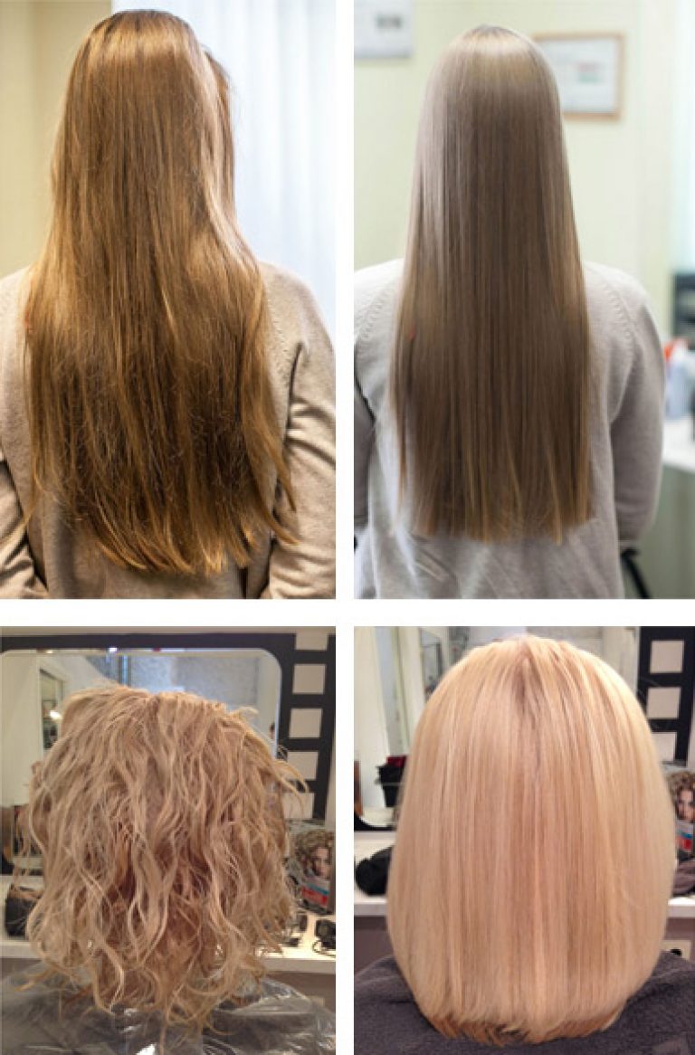 Что такое ламинирование волос фото до и после
