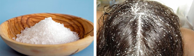 Лечение волос солью