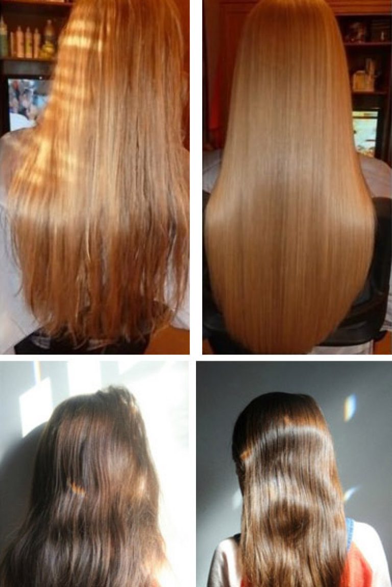 Что такое ламинирование волос фото до и после